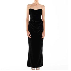THE BAR OLIVER GOWN IN BLACK  - SIZE 4 - NEW W TAG